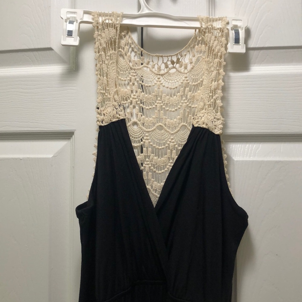 Black maxi dress